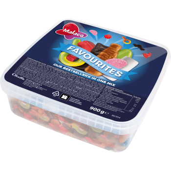 Godis Favourites 900g Malaco.
