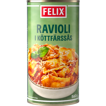 Ravioli i Köttfärssås 560g Felix.