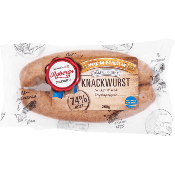 Knackwurst 250g Rybergs.
