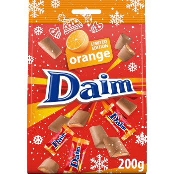 Chokladpåse Mini Orange LTD 200g Daim.