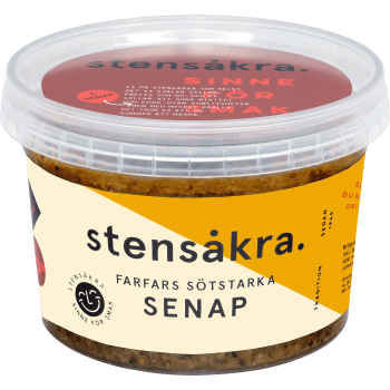 Senap Farfars Sötstarka 250g Stensåkra.