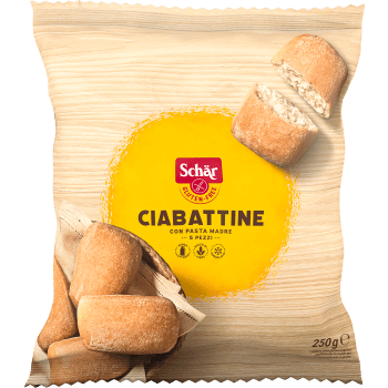 Ciabattine Glutenfri Fryst 250g Schär.