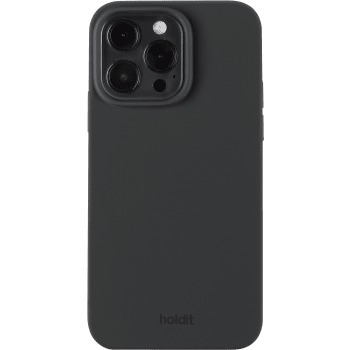 Skal silikon iPhone 16Pro svart.