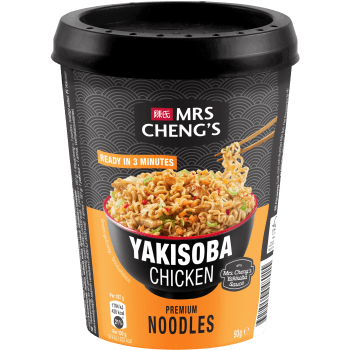 Nudlar i kopp Yakisoba Chicken 93g Mrs Chengs.