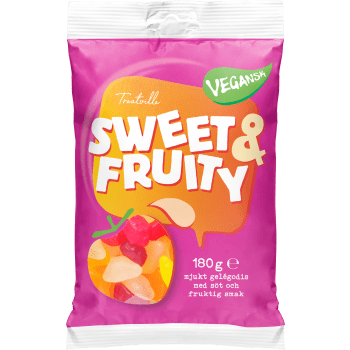 Gelégodis Sweet & Fruity Vegansk 180g Treatville.