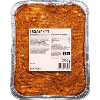 Lasagne Kött 2,7kg ICA Meny.