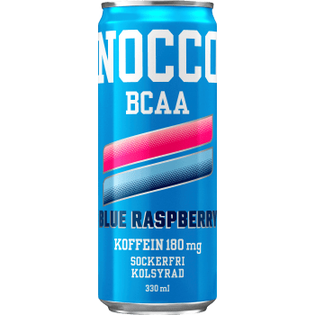 Energidryck Blue Raspberry 33cl Nocco.