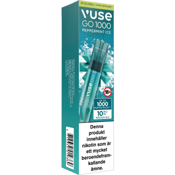 Peppermint Ice Pen 10 mg/ml 2ml Vuse Go.