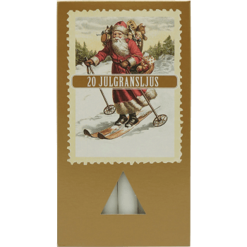 Julgransljus vit 20p.