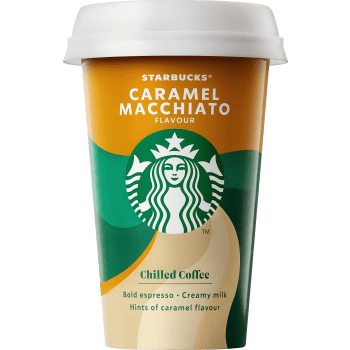 Iskaffe Caramel Macchiato 220ml Starbucks®.
