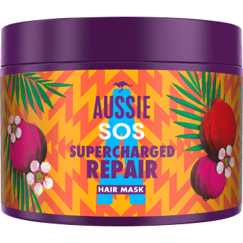 Inpackning SOS Supercharged Repair 450 ml Aussie.