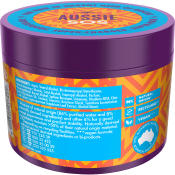 Inpackning SOS Supercharged Repair 450 ml Aussie.