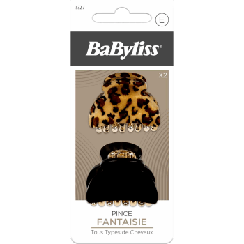 Krokoklämma Mönstrad 2st BaByliss.