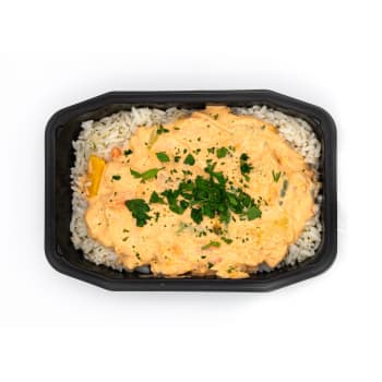 Ediths Kycklinggryta Röd Curry med ris 500g.