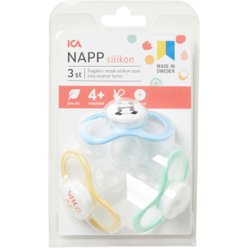 Napp Silikon Kanin 3-p ICA.