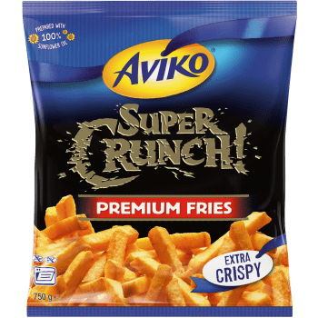 Super crunch premium fries 750g Aviko.