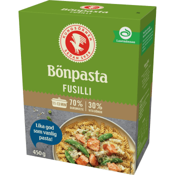 Bönpasta Fusilli 450g Kungsörnen.