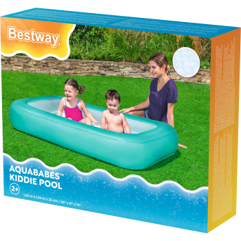 Pool barnpool med mjuk botten 165x104x25cm Bestway.