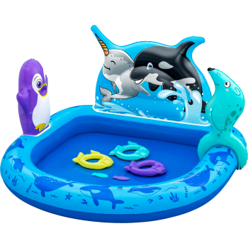 Pool Polar Pals Play center 134x131cm Bestway.