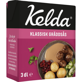 Gräddsås Klassisk 3dl Kelda.