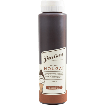 Kolasås Nougat 250ml Pärlans Konfektyr.