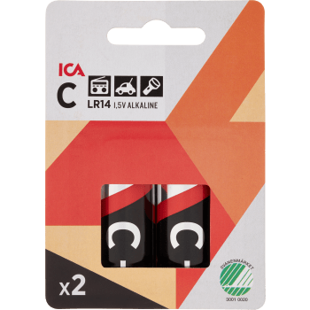 Batteri C/LR14 2p ICA.