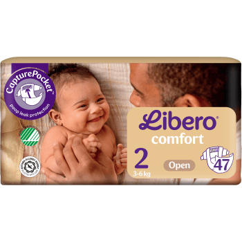 Blöjor Comfort Strl 2 3-6kg 47-p Libero.