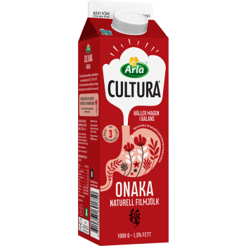 Filmjölk Onaka Naturell 1,5% 1000g Arla Cultura®.