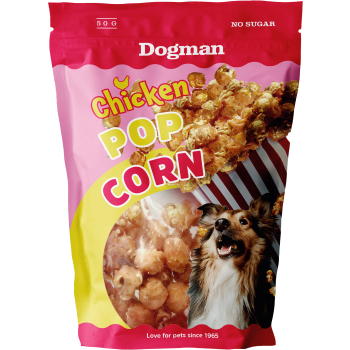 Hundsnacks Chicken Popcorn 50g Dogman.