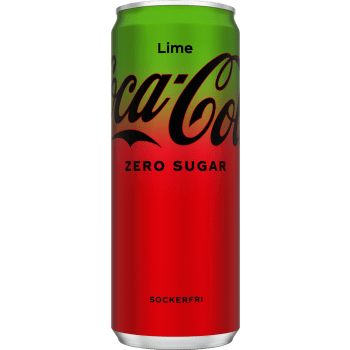 Läsk Cola Lime Zero 33cl Coca-Cola.