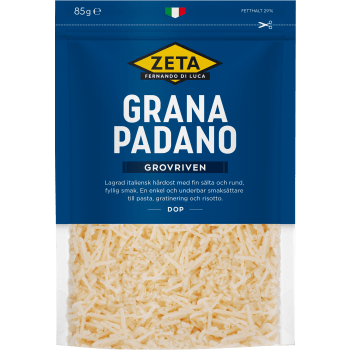 Grana Padano Grovriven 85g Zeta.