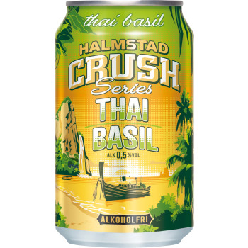 Blanddryck Thai Basil 0,5% 330ml Halmstad Crush.