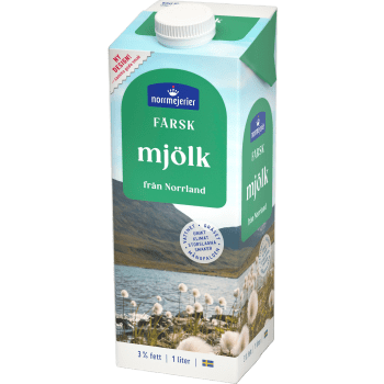 Mjölk 3% 1l Norrmejerier.