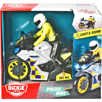 Polismotorcykel 17cm Dickie Toys.