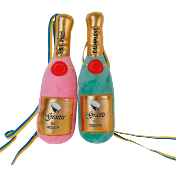 Champagneflaska 2 sort 25cm.