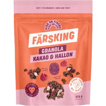 Granola kakao hallon 375g Färsking.