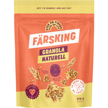 Granola naturell 375g Färsking.