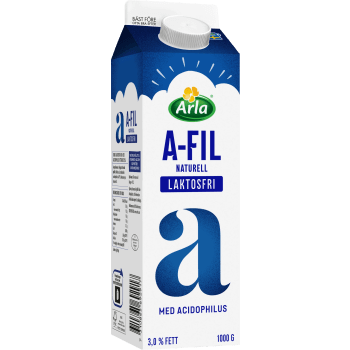 A-fil Plus Dofilus Naturell Laktosfri 3% 1000g Arla®.
