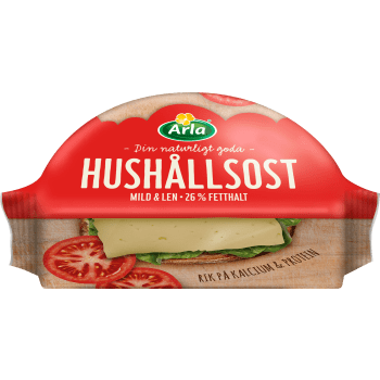 Hushållsost mild 26% ca 500g Arla.