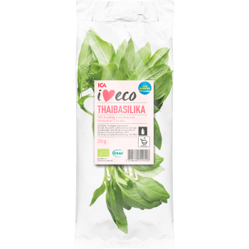 Thaibasilika flowpack 20g Ekologisk Klass 1 ICA I love eco.