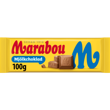 Chokladkaka Mjölkchoklad 100g Marabou.