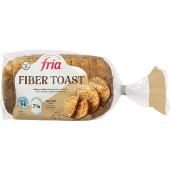 Fibertoast Formbröd Glutenfri Laktosfri Fryst 500g Fria.