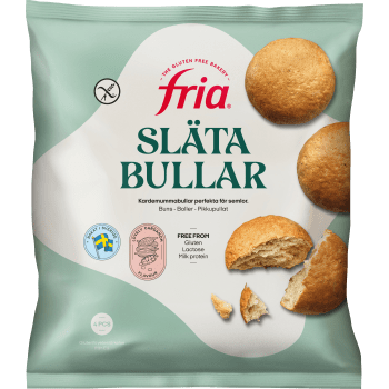 Släta bullar Glutenfri Fryst 235g Fria.