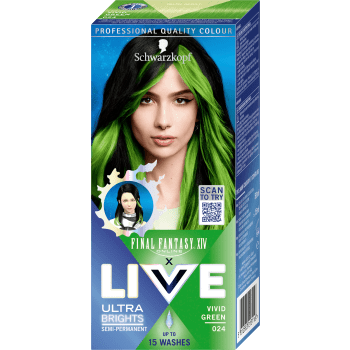 Hårfärg Ultra Brights Vivid Green 024 1-p Schwarzkopf LIVE.