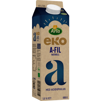 A-fil Naturell Plus Dofilus 3% Ekologisk 1000g Arla®.
