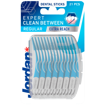 Tandpetare Expert Clean Between Sticks 21-p Jordan.