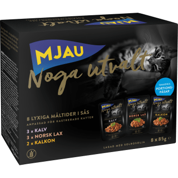 Kattmat Bitar i sås 680g Mjau.