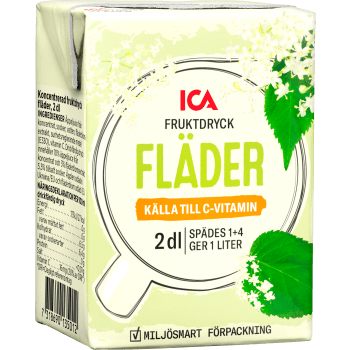 Måltidsdryck Fläder 2dl ICA.