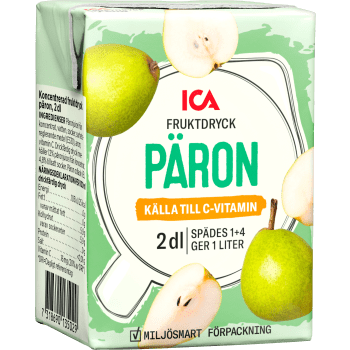 Måltidsdryck Päron 2dl ICA.