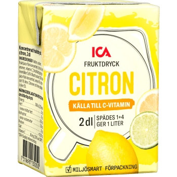 Citron måltidsdryck 2dl ICA.